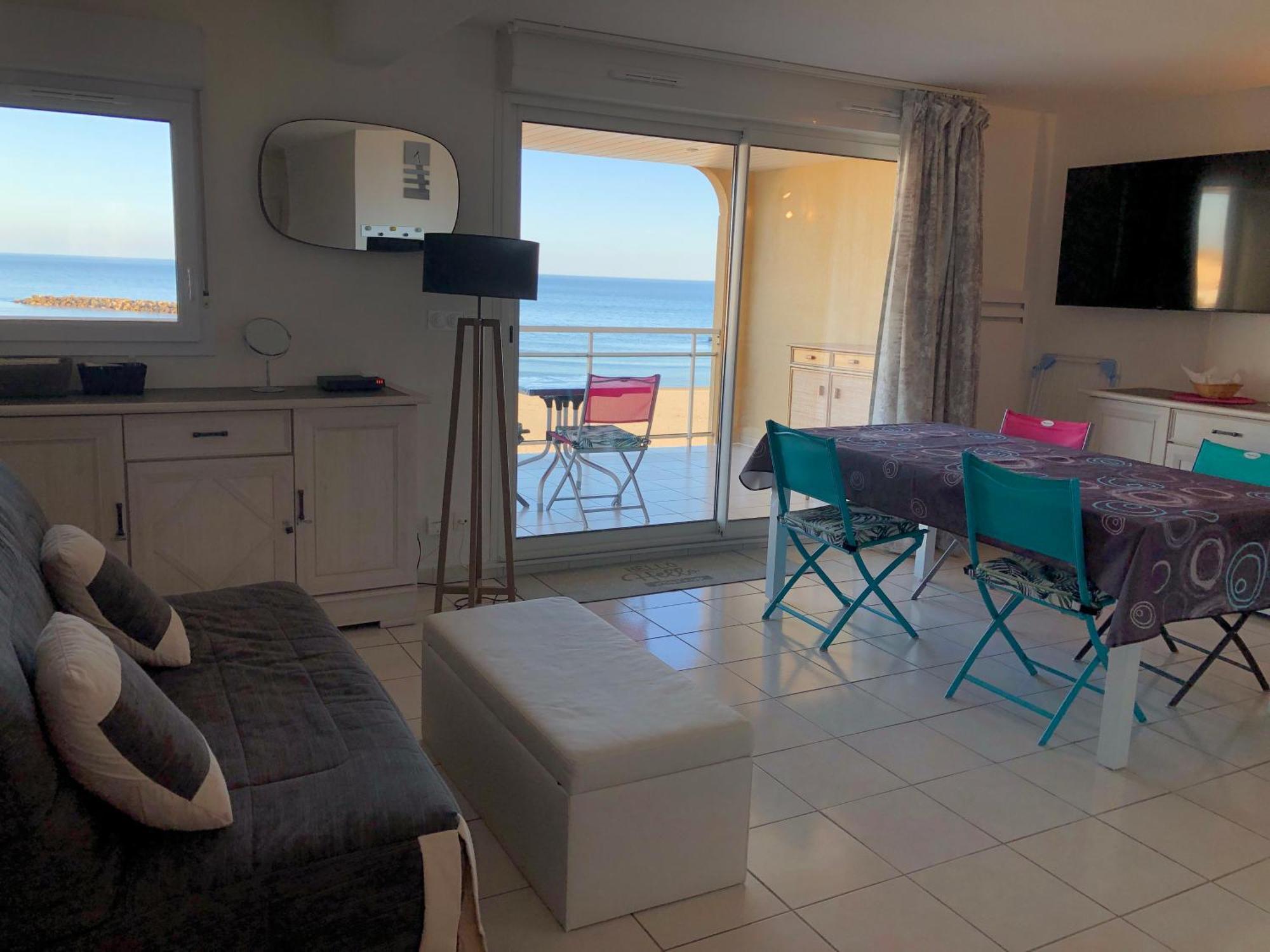 Appartement Front De Mer Valras-Plage Kültér fotó